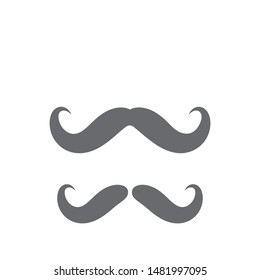 Mustache icon vector ilustration template