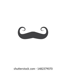 Mustache icon vector ilustration template