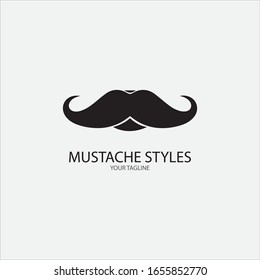 Mustache icon vector ilustration template