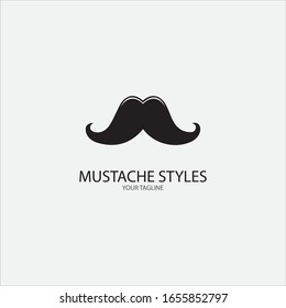 Mustache icon vector ilustration template