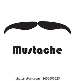 Mustache icon vector ilustration template