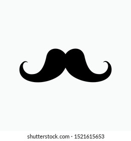 Mustache Icon  - Vector, Sign and Symbol for Design, Presentation, Website or Apps Elements. 