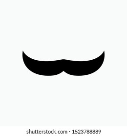 Mustache Icon  - Vector, Sign and Symbol for Design, Presentation, Website or Apps Elements. 