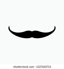 Mustache Icon  - Vector, Sign and Symbol for Design, Presentation, Website or Apps Elements. 