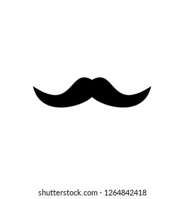 Mustache icon vector template