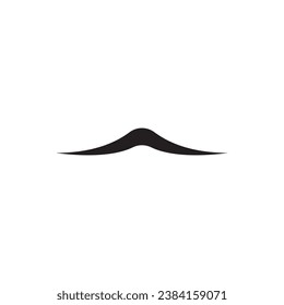 mustache icon vector template illustration logo design