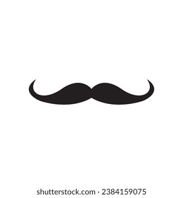 mustache icon vector template illustration logo design