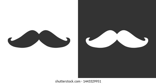 Mustache Illustration Symbol Icon Vector
