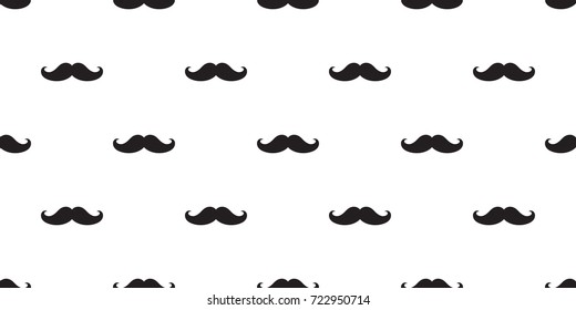mustache isolated vector seamless pattern wallpaper background doodle