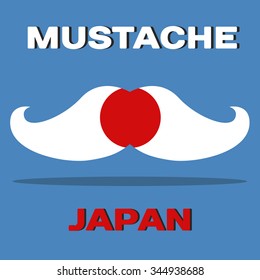 mustache japan