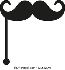 Mustache like a monocle