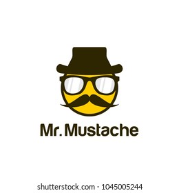 Mustache Logo Design