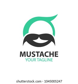 Mustache Logo Design