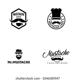 Mustache Logo Design