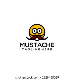 Mustache Logo Design