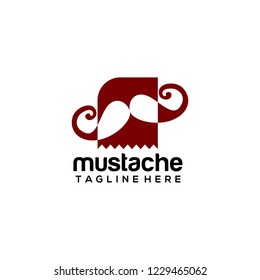 Mustache Logo Design