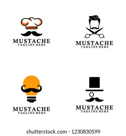 Mustache Logo Design