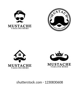 Mustache Logo Design