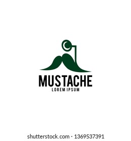 Mustache Logo Design 