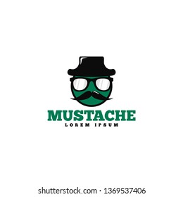 Mustache Logo Design 
