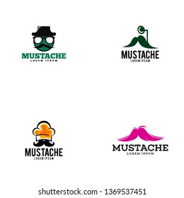 Mustache Logo Design 
