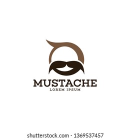 Mustache Logo Design 