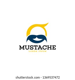 Mustache Logo Design 