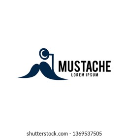 Mustache Logo Design 