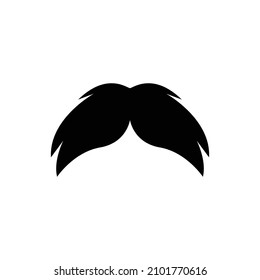 mustache logo icon design template vegtor