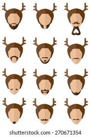 mustache man