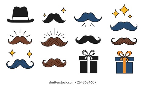 Mustache May Celebrate Men's Health Month with Hats and Gift Giving Icons