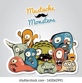 Mustache Monsters