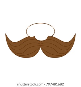 mustache with nose icon