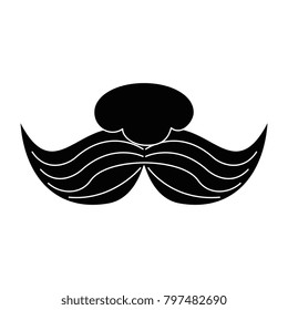 mustache with nose icon
