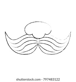 mustache with nose icon
