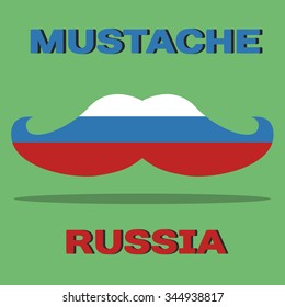 mustache russia