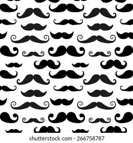 Mustache Seamless Pattern