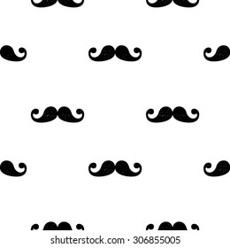 Mustache Seamless Pattern