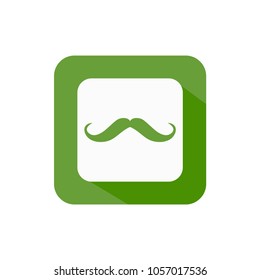 mustache sign icon