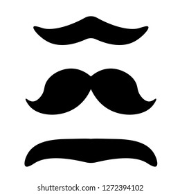 Mustache Sign. Vector