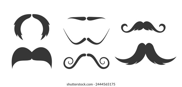 Mustache Silhouette Types Offer Range Of Styles, From The Classic Pencil To The Robust Fu Manchu, Suave English