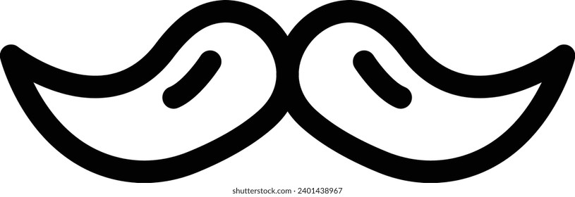 Mustak-Symbol für eine einzelne Vektorlinie