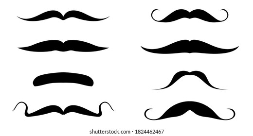 Mustache style for cartoon or ilustration charachter