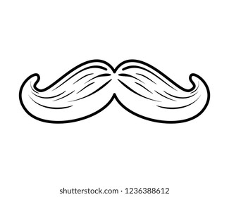 mustache style hipster accessory