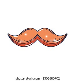 mustache style hipster accessory