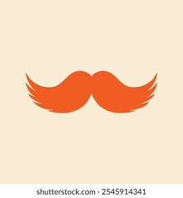 Mustache trendy artwork fetching abstract vector illustration colorful practical design.eps