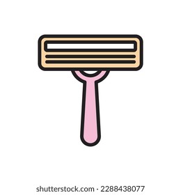 Mustache Trimmer Icon Vector Illustration