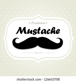 Mustache. Vector.