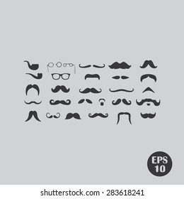 Mustache vector