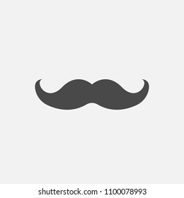 Mustache vector icon